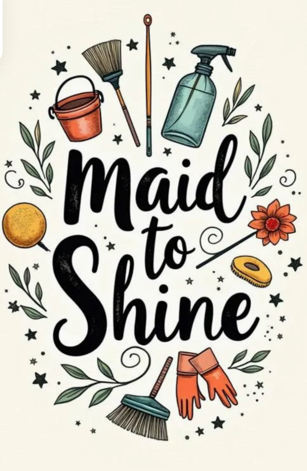 Maid To Shine logo