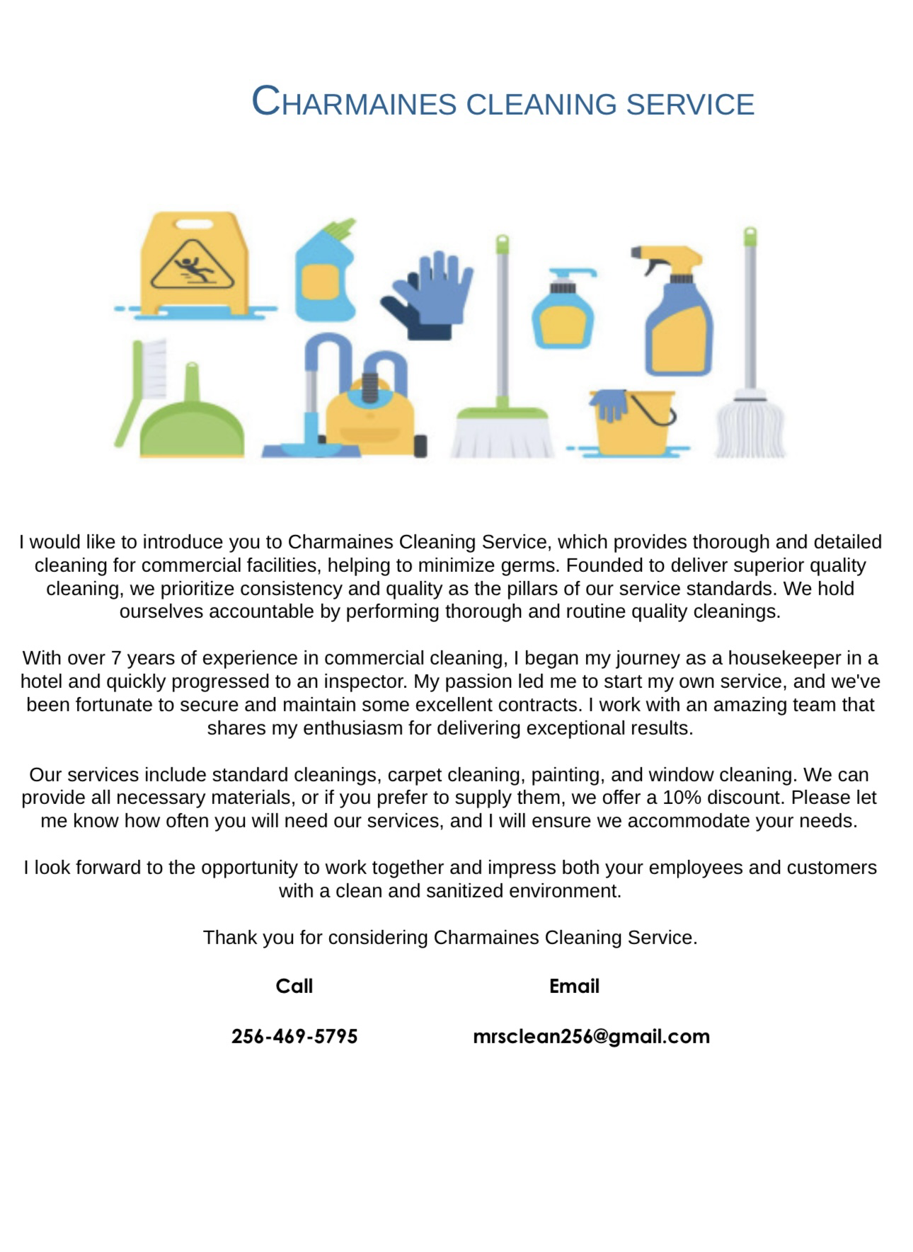 Avatar for Charmaines Cleaning Service