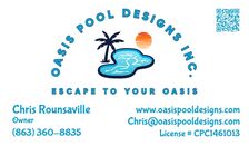 Logo for OASIS POOL DESIGNS INC.