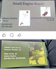 Logo for Sanders Lawn Care, LLC