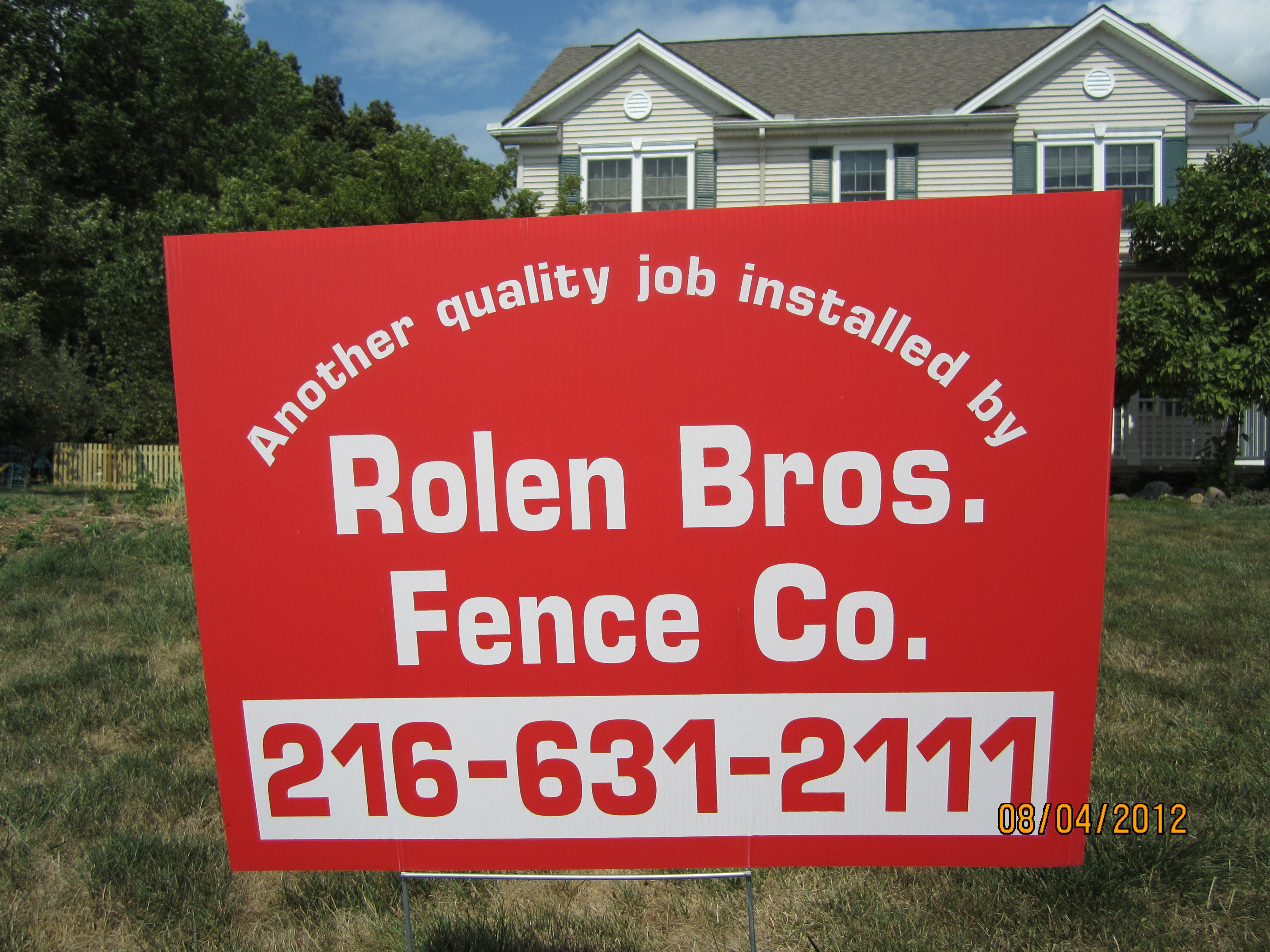 Logo for ROLEN BROTHERS FENCE CO INC