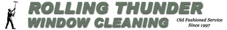 Logo for Rolling Thunder Window, Gutter Cleaning and Pressure Washing