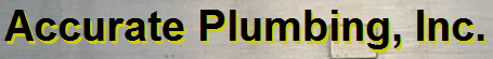 Logo for Accurate Plumbing