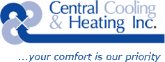 Logo for Central Cooling & Heating Inc.