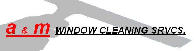 Logo for A & M WINDOW CLEANING SERVICE