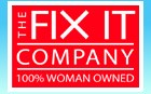 Logo for The Fix It Company 100% Woman Owned