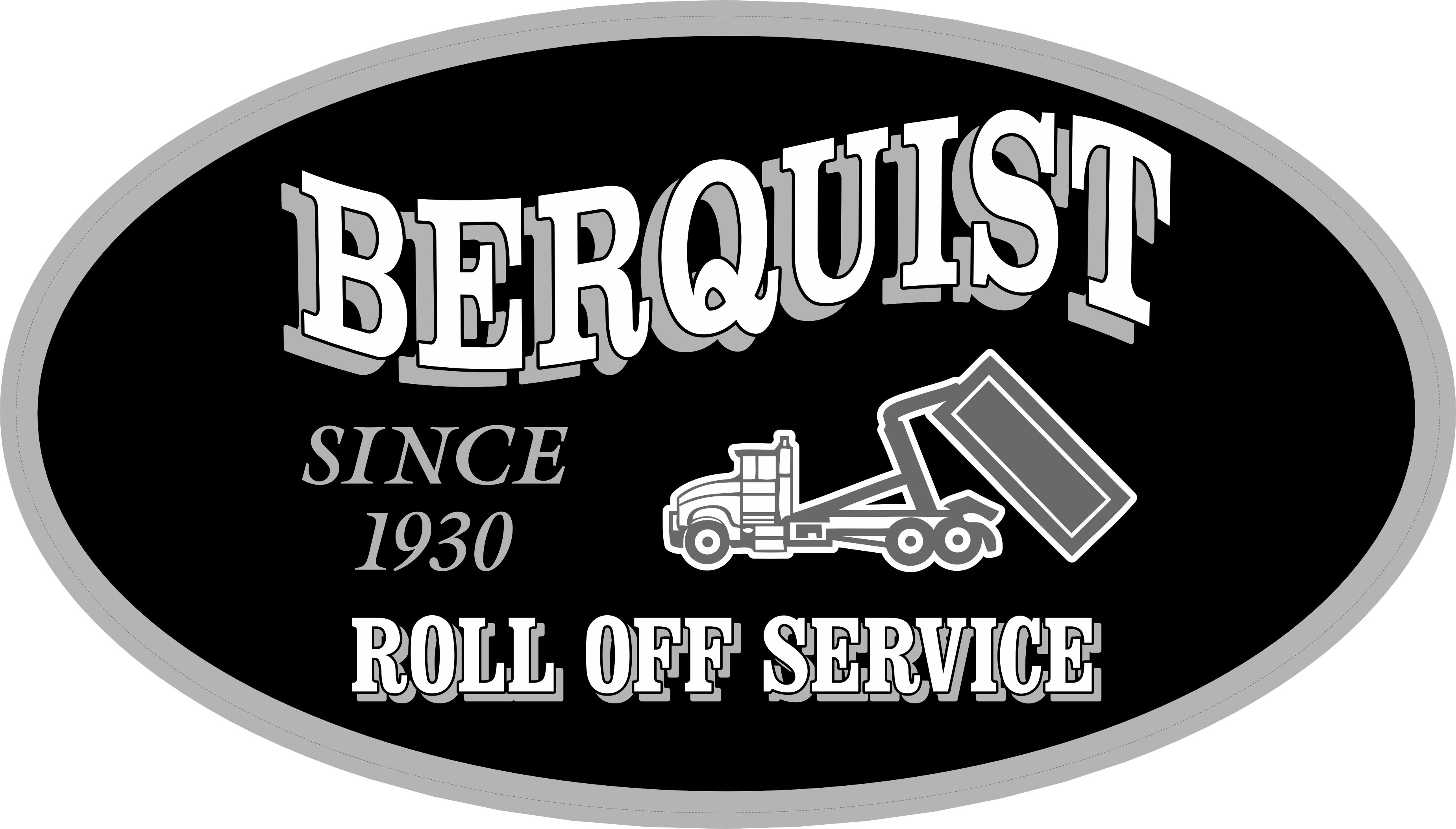 Logo for Berquist Roll off Services