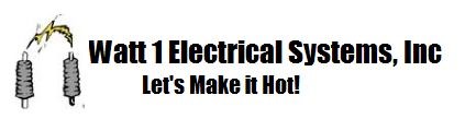 Logo for Watt 1 Electrical Systems