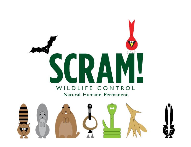 Logo for SCRAM! Wildlife Control