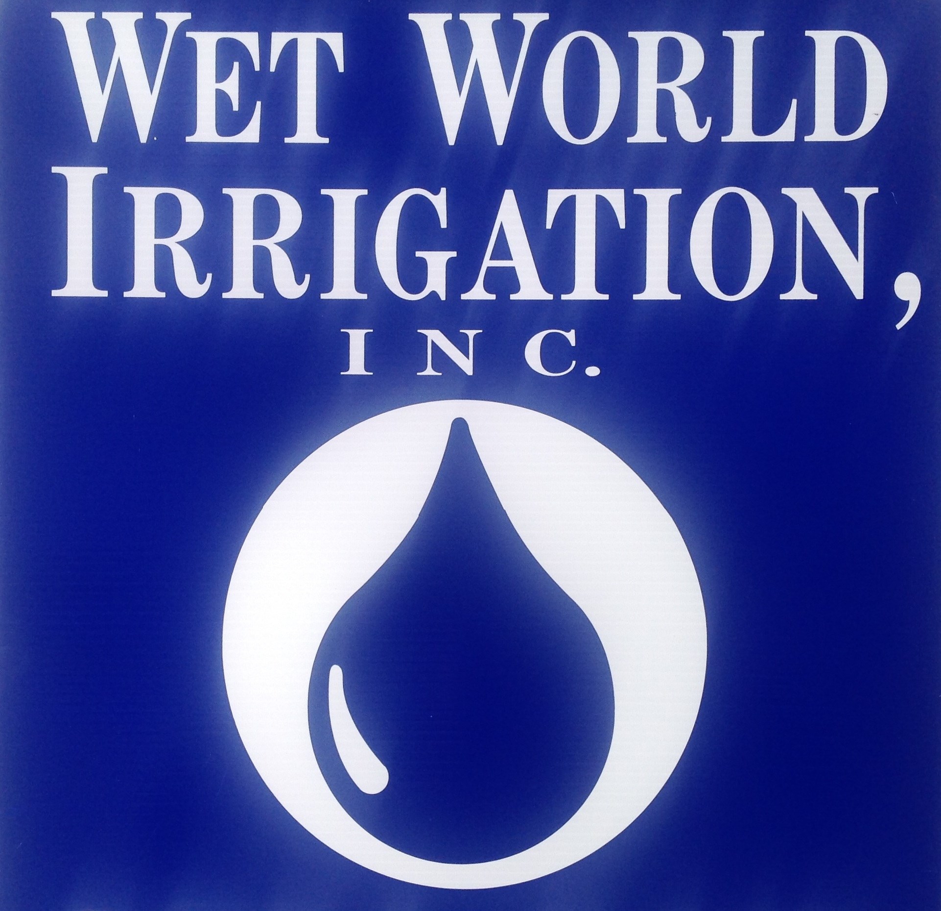 WET WORLD IRRIGATION logo