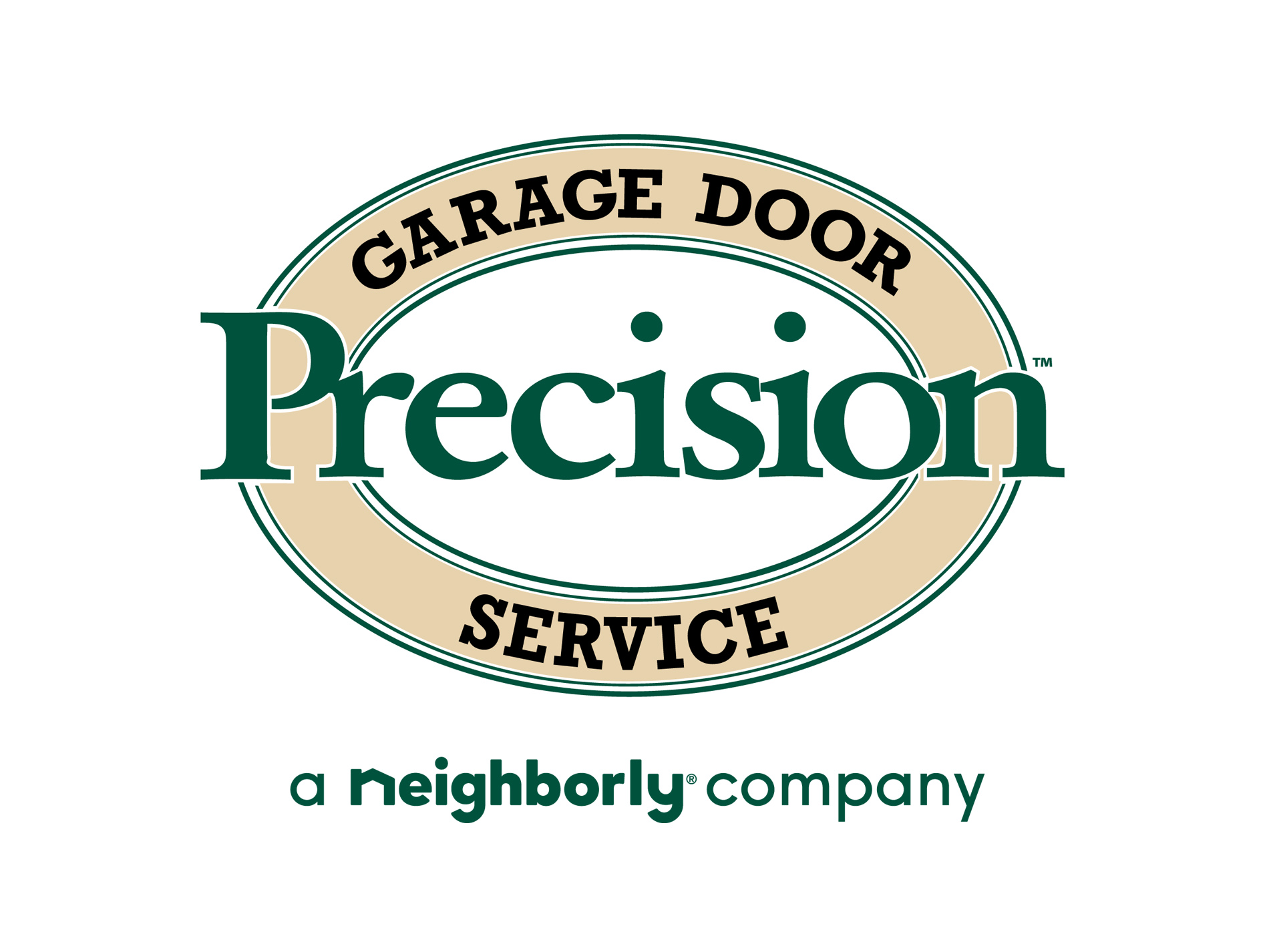 Logo for Precision Garage Door of Houston