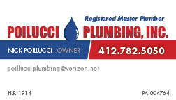 Logo for Poillucci Plumbing