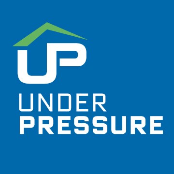 Logo for Under Pressure Power Washing
