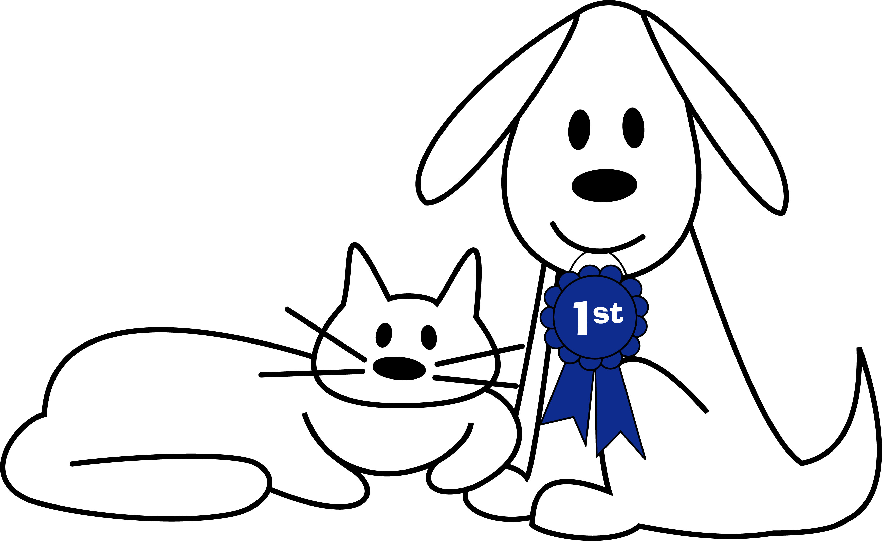Logo for A Blue Ribbon Pet Care Service LLC
