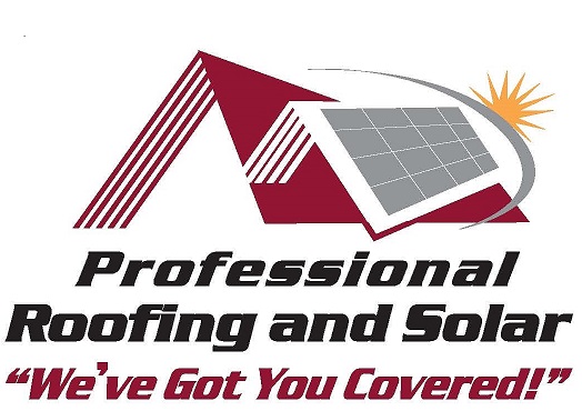 Logo for Professional Roofing and Solar