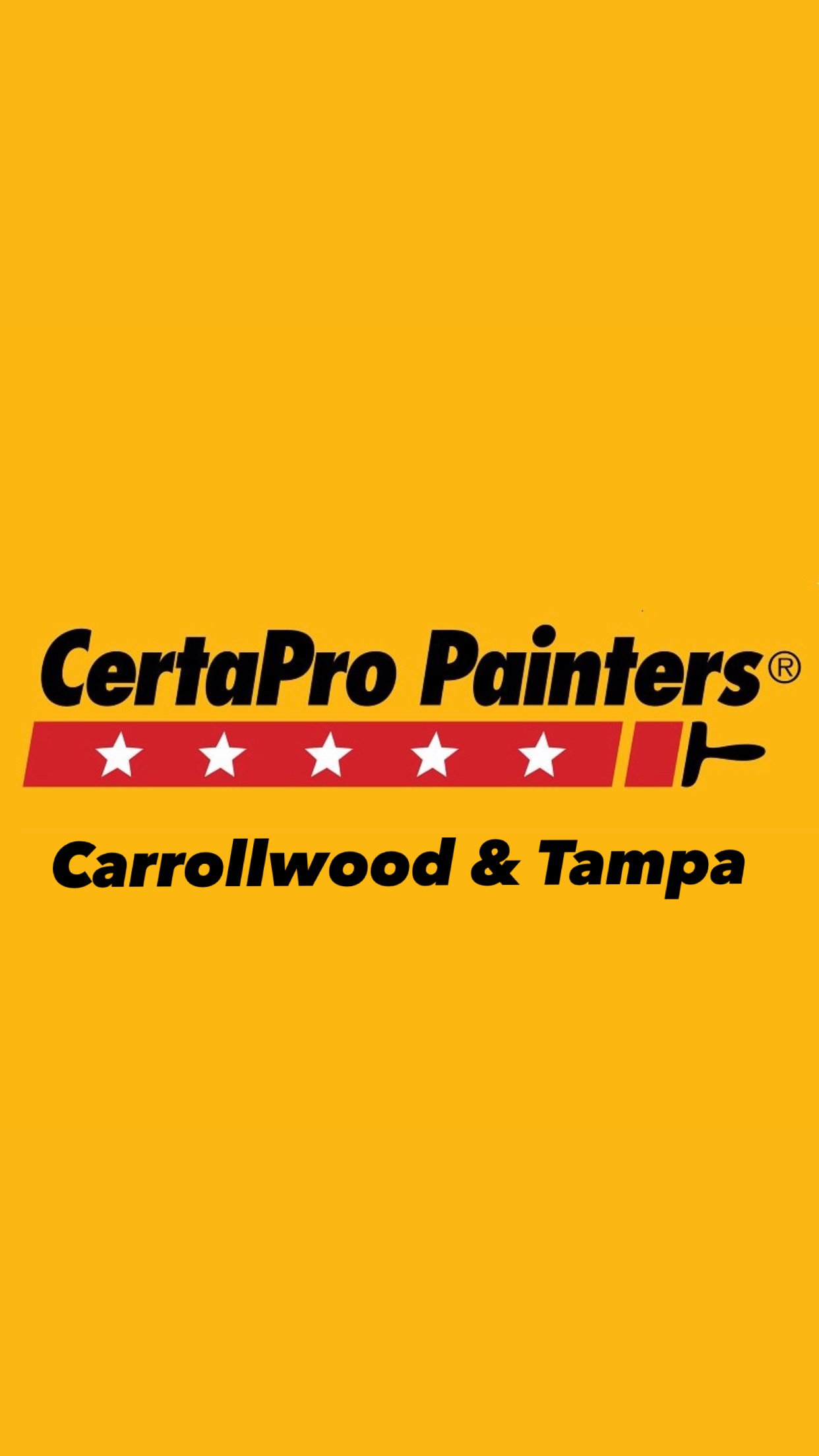 Logo for CertaPro Painters of Carrollwood & Tampa