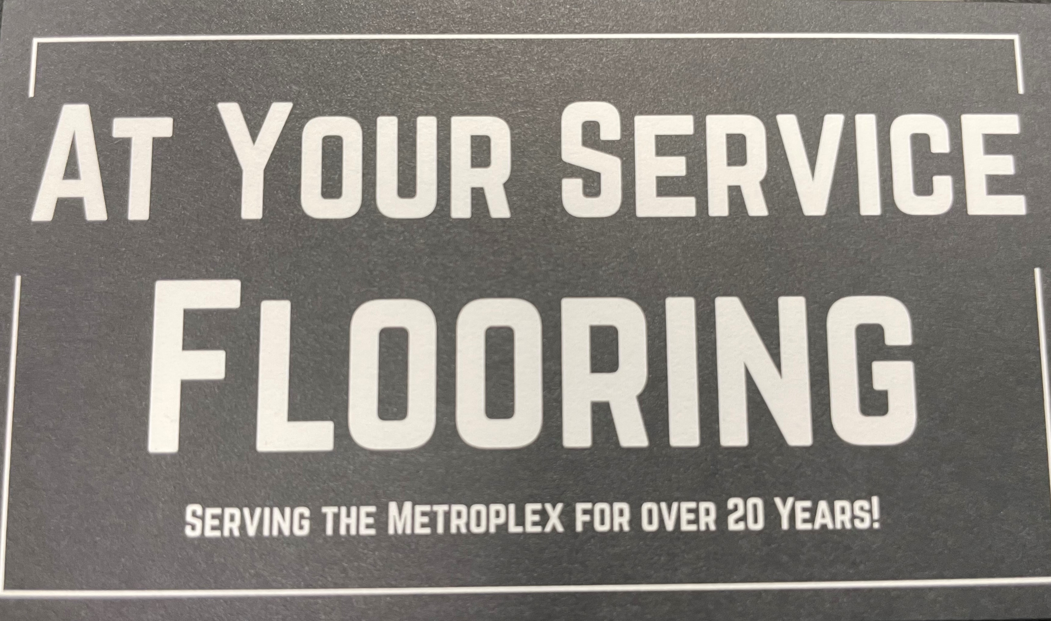 Logo for At Your Service Flooring Discounters