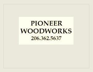 Logo for Pioneer Woodworks