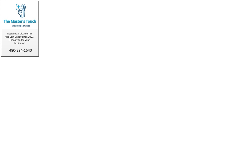 The Master's Touch Cleaning Service logo