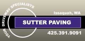 Logo for SUTTER PAVING