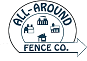 Logo for All Around Fence Co