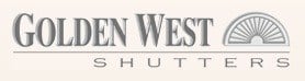 Logo for Golden West Shutters
