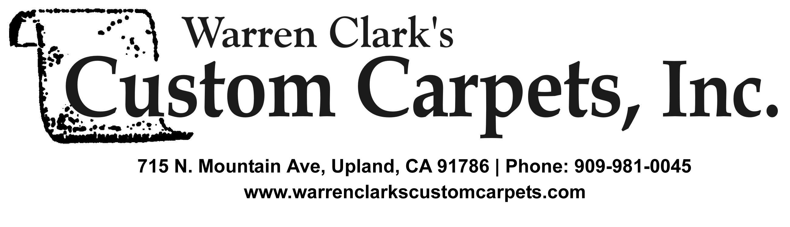Logo for Warren Clark's Custom Carpets