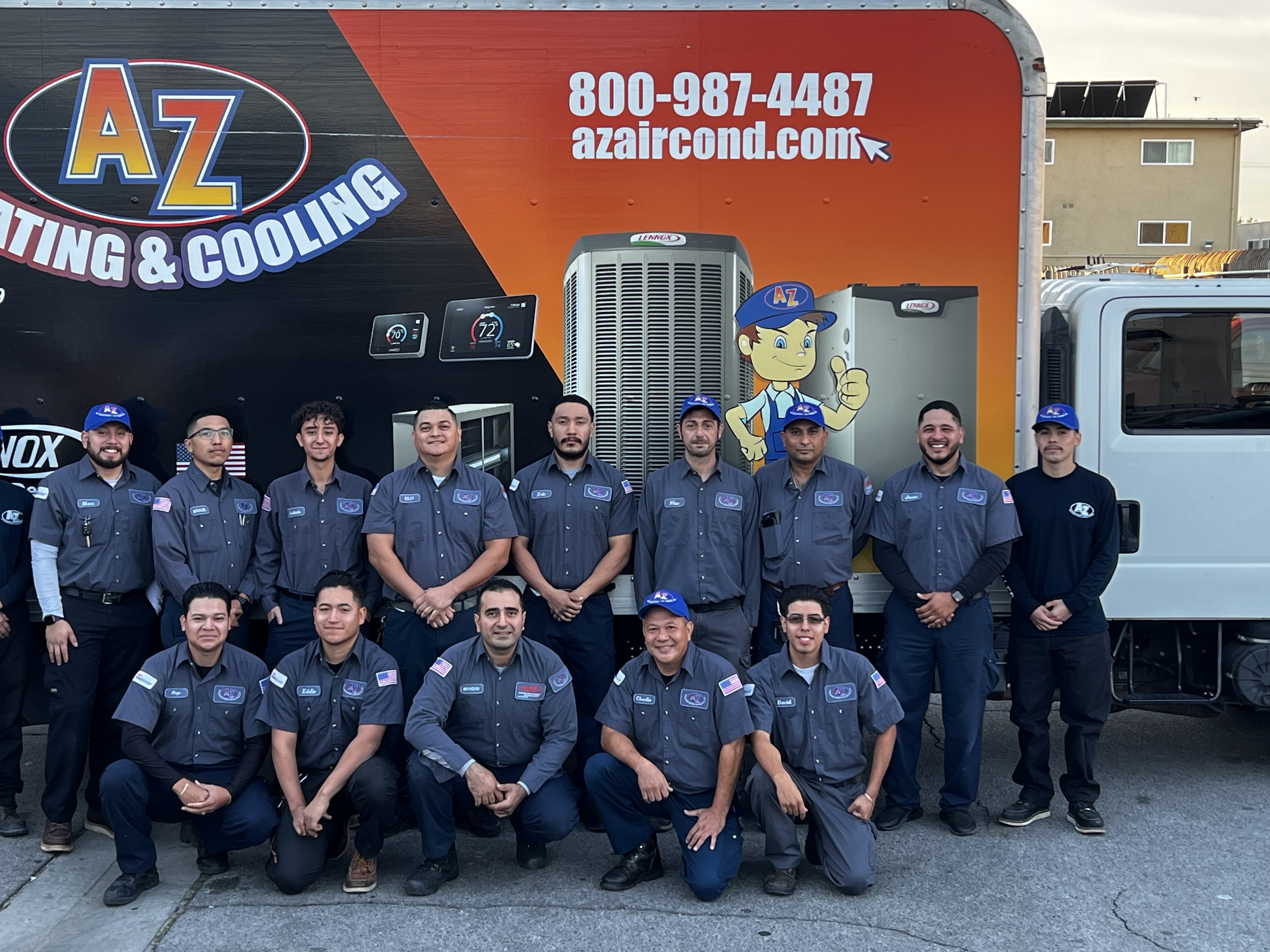 Logo for AZ Air Conditioning and Heating