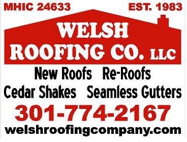 Logo for Welsh Roofing Co LLC