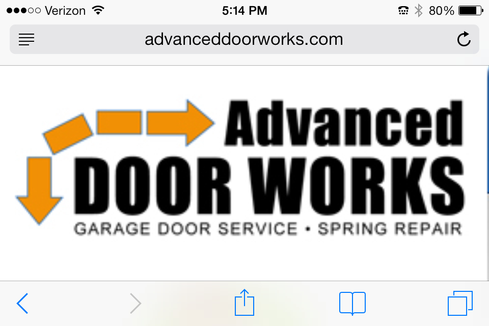 Logo for Advanced Door Works