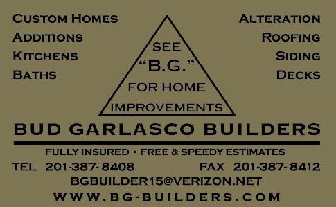 BUD GARLASCO BUILDERS logo