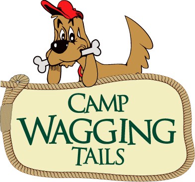 Logo for CAMP WAGGING TAILS