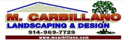 Logo for M. Carbillano Landscaping Inc.