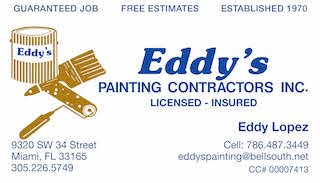 Logo for Eddy's Painting Contractors
