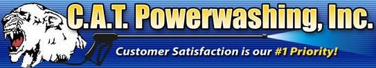 Logo for C A T Power Washing