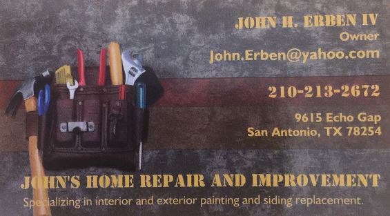 Logo for John's Home Repair & Improvement