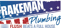 Logo for Rakeman Plumbing