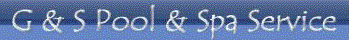 Logo for G & S POOL & SPA SERVICES
