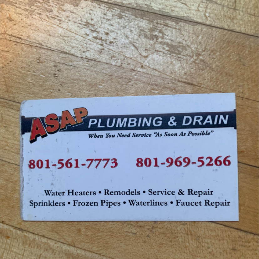 Logo for ASAP Plumbing Inc
