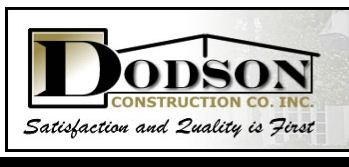 Logo for DODSON CONSTRUCTION CO INC