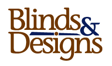 Logo for BLINDS & DESIGNS