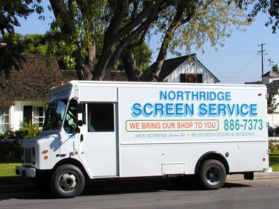 Logo for Northridge Screen Service