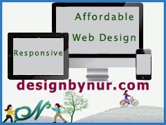 Logo for Design By Nur