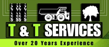 T & T SERVICES HAULING AND LANDSCAPING logo