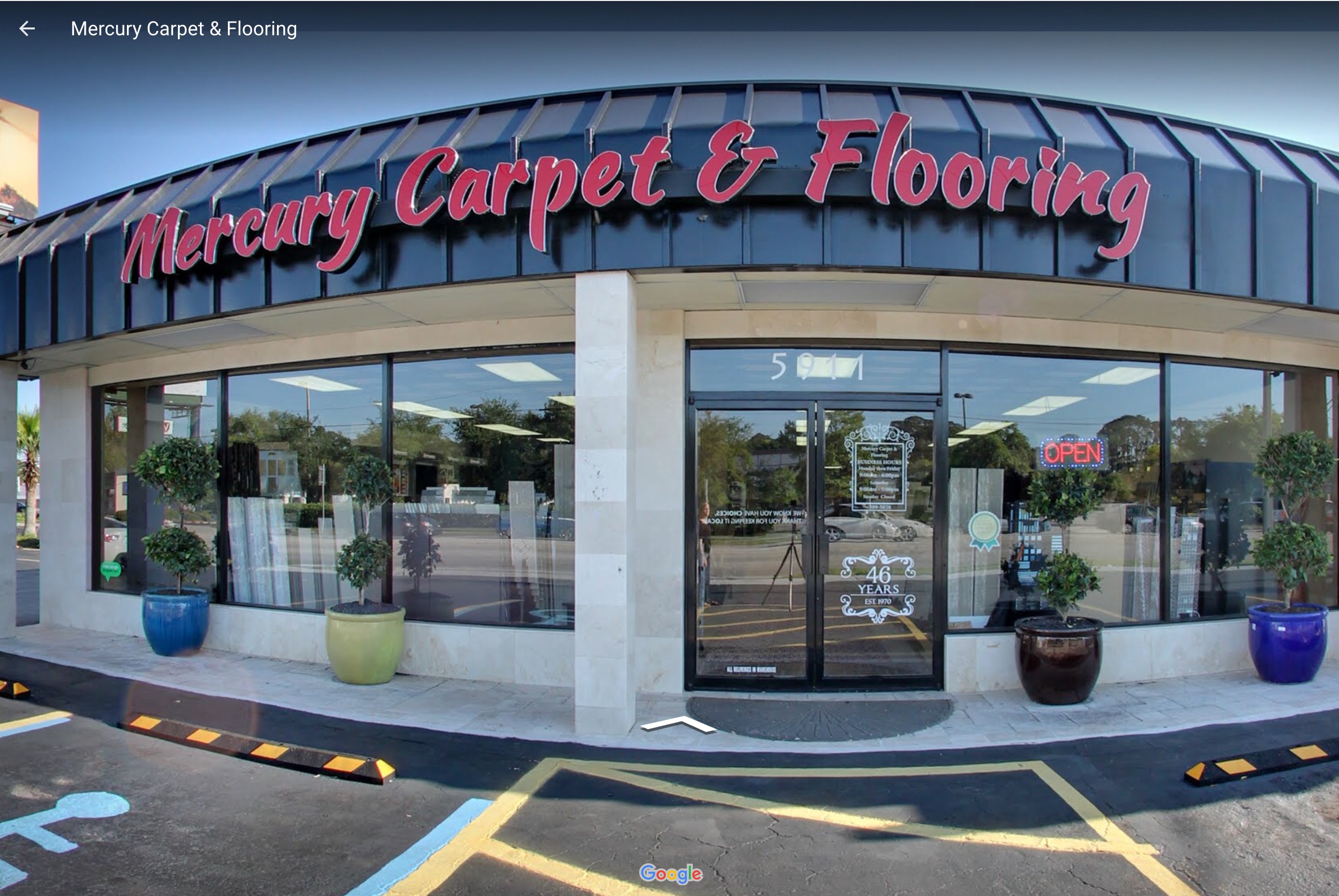Logo for Mercury Carpet & Flooring