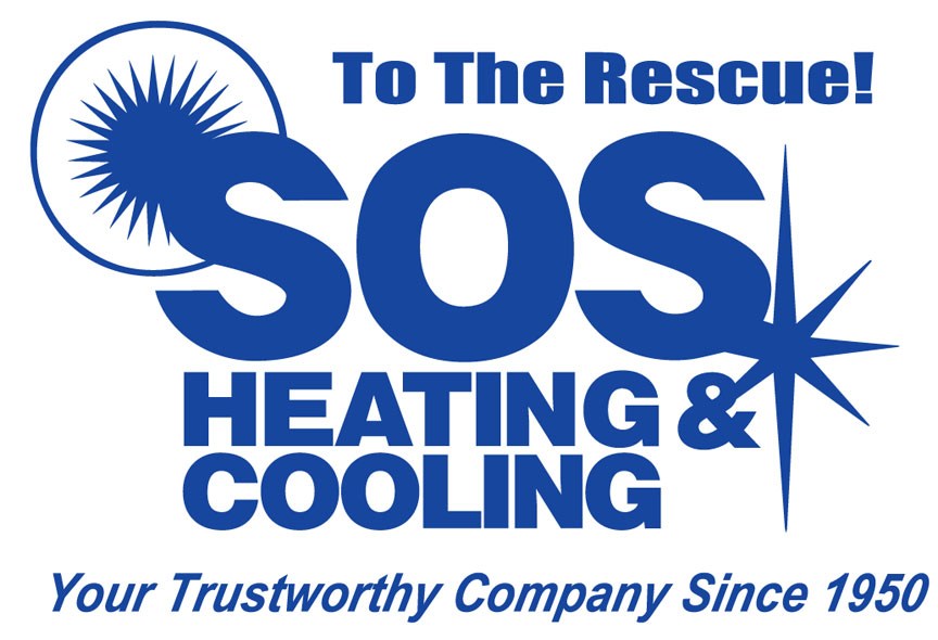 SOS Heating and Cooling logo