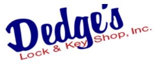Logo for Dedges Lock & Key Shop Inc