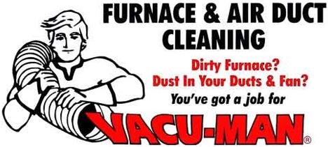 Vacu-Man Furnace & Air Duct Cleaning logo