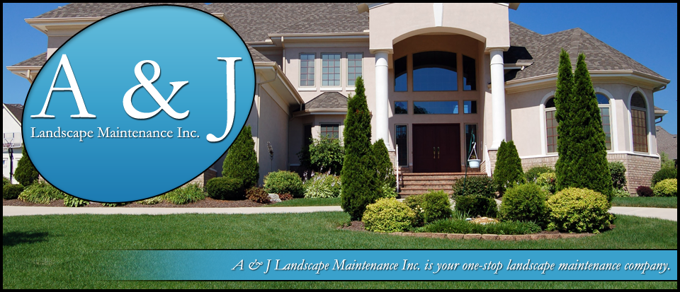 Logo for A&J Landscape Maintenance Inc