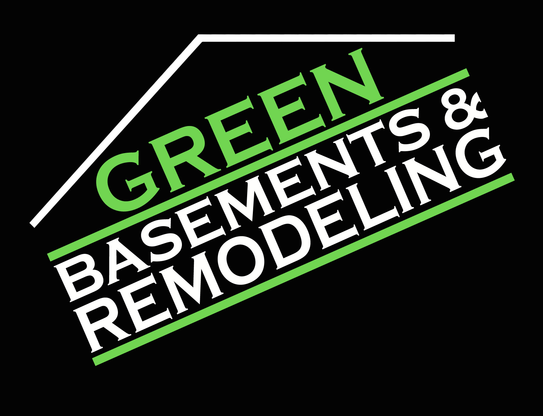 Logo for Green Basements and Remodeling